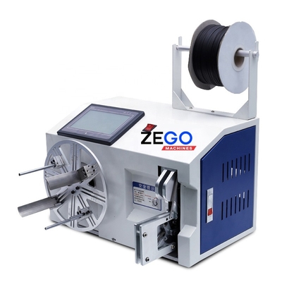 18-45mm ZEGO MACHINES Automatic Round Bobbin Wire Winding And Bundling Machine